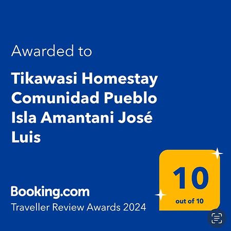 Tikawasi Homestay Comunidad Pueblo Isla Amantani Jose Luis Ocosuyo Екстер'єр фото